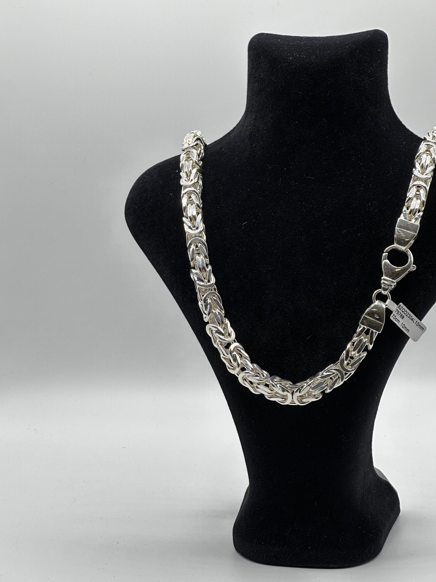 Königskette 10mm - 925 Silber, Hochglanzpoliert