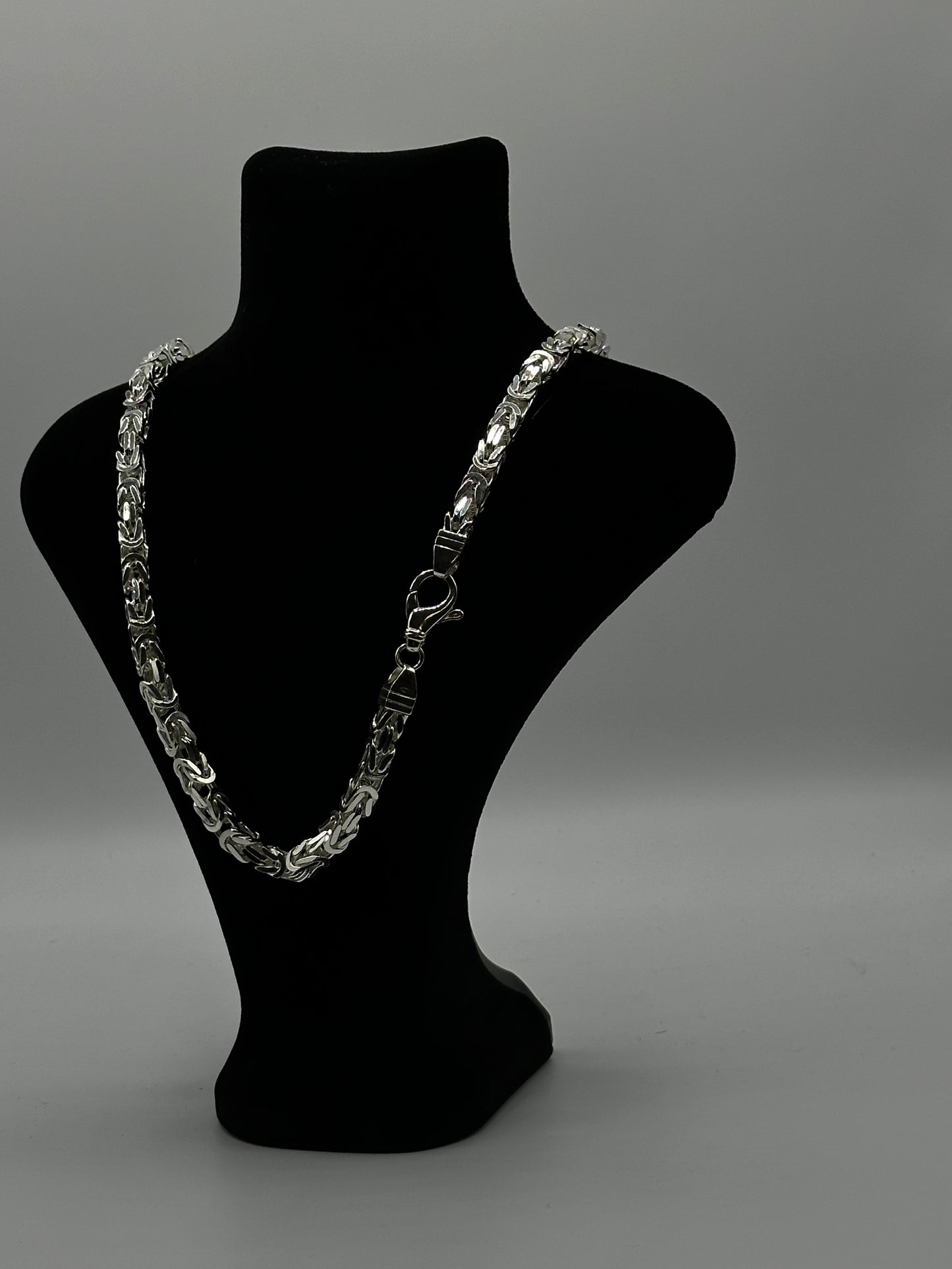 Königskette 7mm - 925 Silber, Hochglanzpoliert