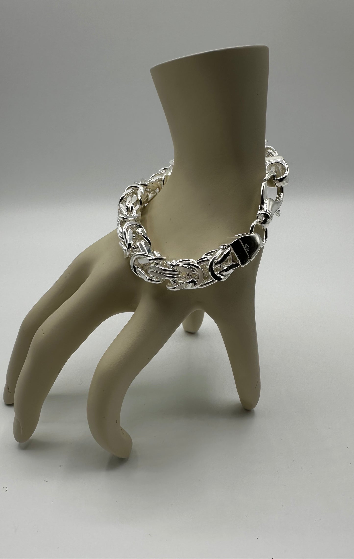 Königsarmband 9mm - 925 Silber, Hochglanzpoliert