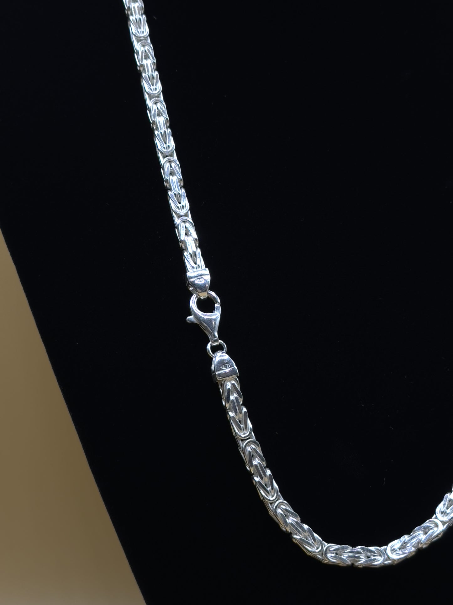 Königskette 4,5mm - 925 Silber, Hochglanzpoliert