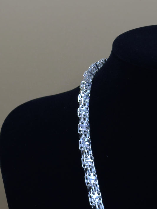 Käfigkette - Magnumkette 6mm - 925 Silber, Hochglanzpoliert