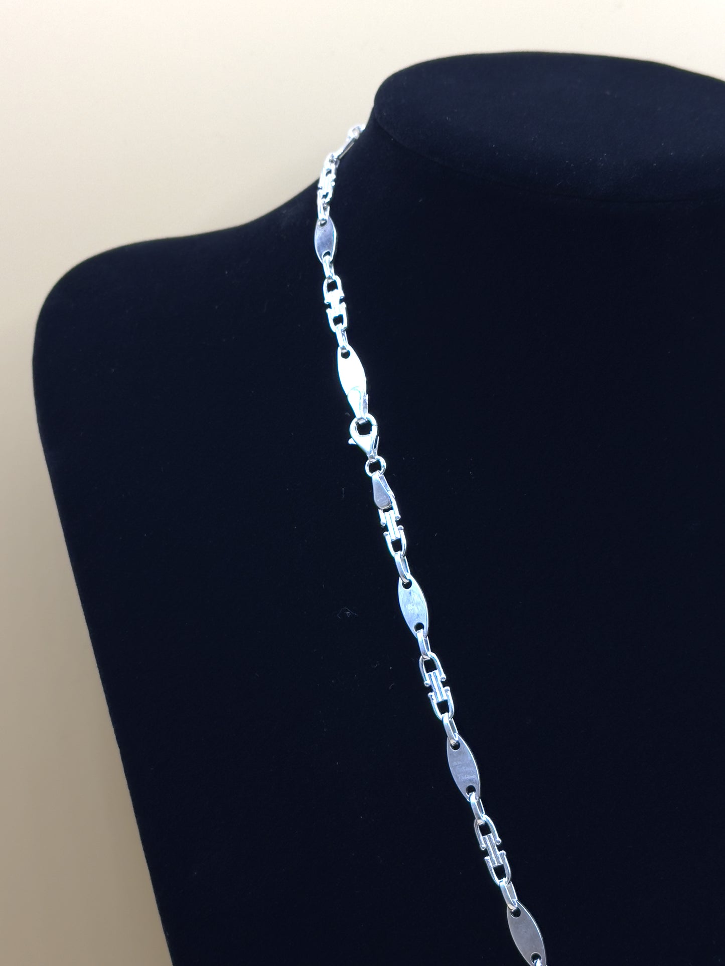 Plattenkette 5mm - 925 Silber, Hochglanzpoliert