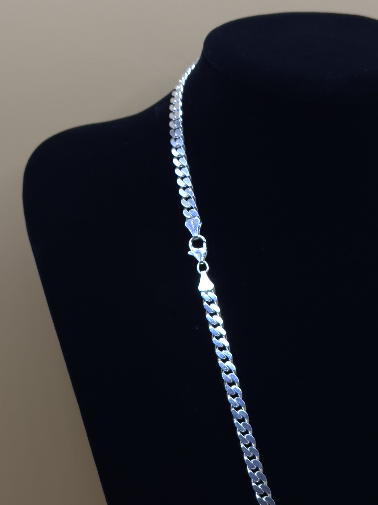 Panzerkette 5,5 mm - 925 Silber, Hochglanzpoliert