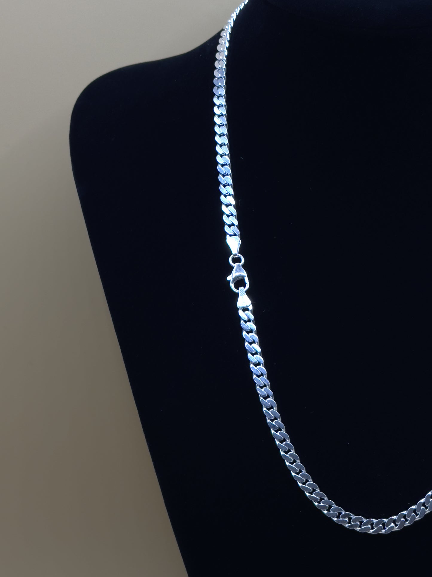 Panzerkette 5mm - 925 Silber, Hochglanzpoliert