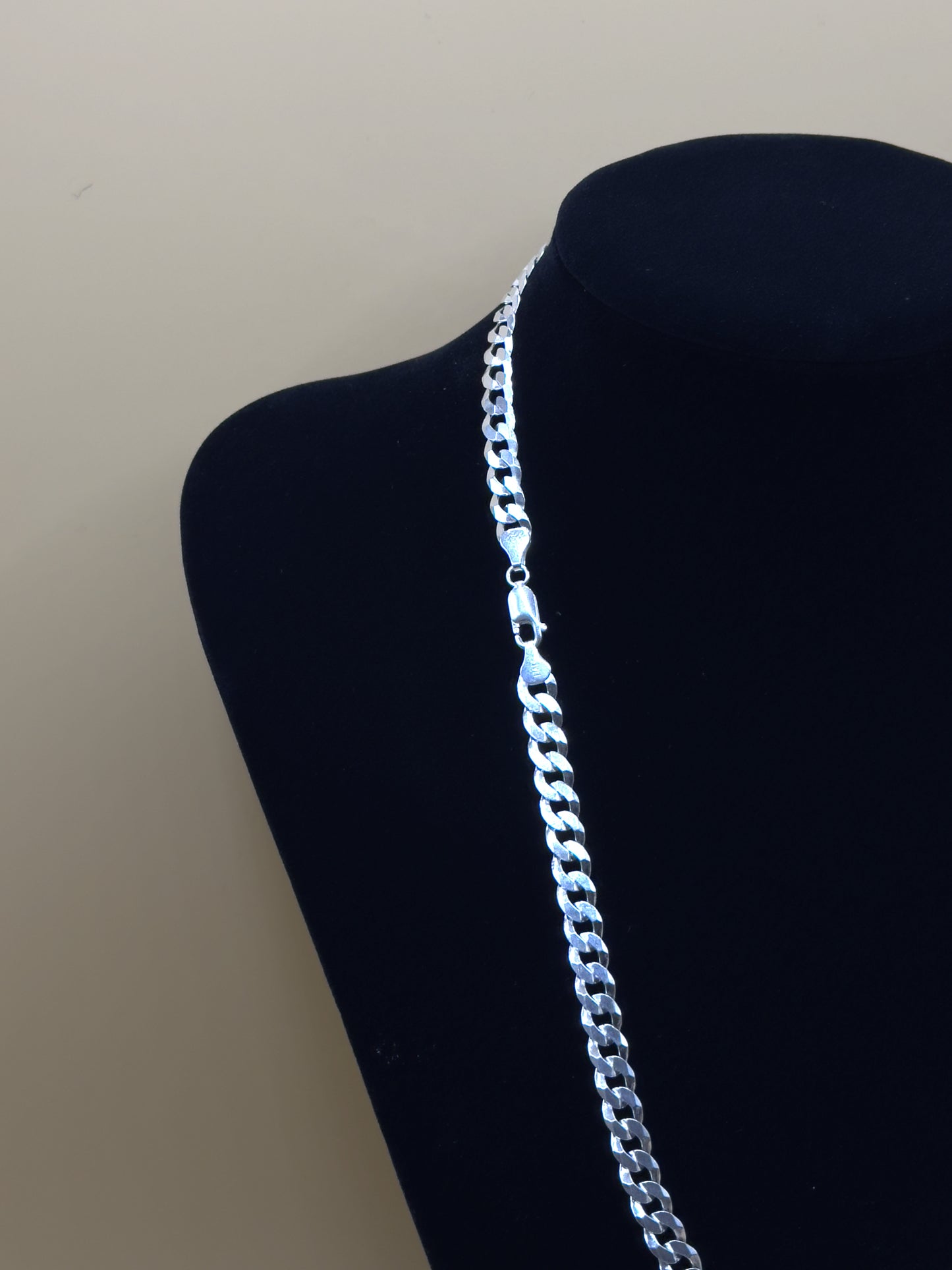 Panzerkette 7mm - 925 Silber, Hochglanzpoliert