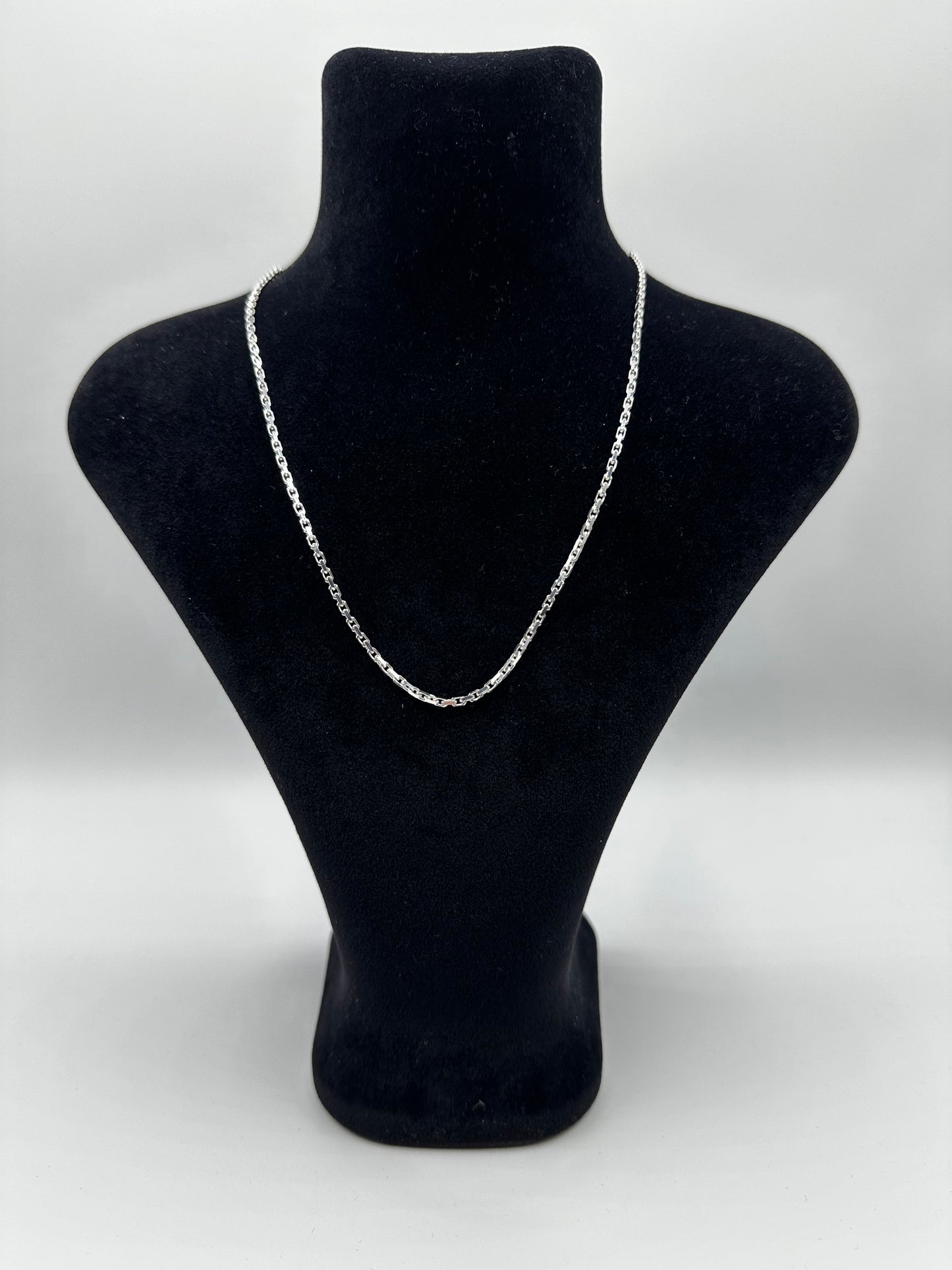 Ankerkette 2mm 925 Silber, Hochglanzpoliert