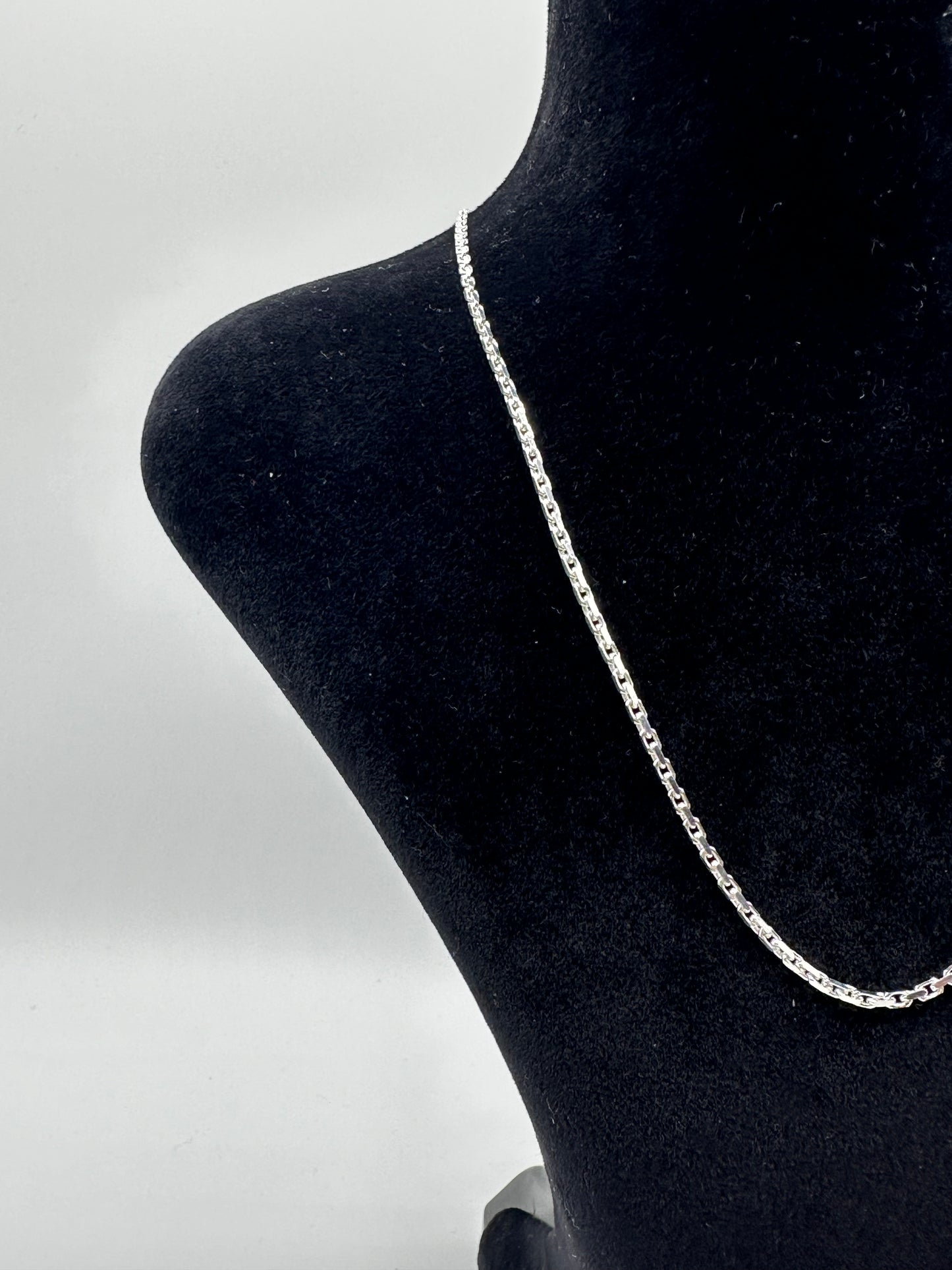 Ankerkette 2mm 925 Silber, Hochglanzpoliert