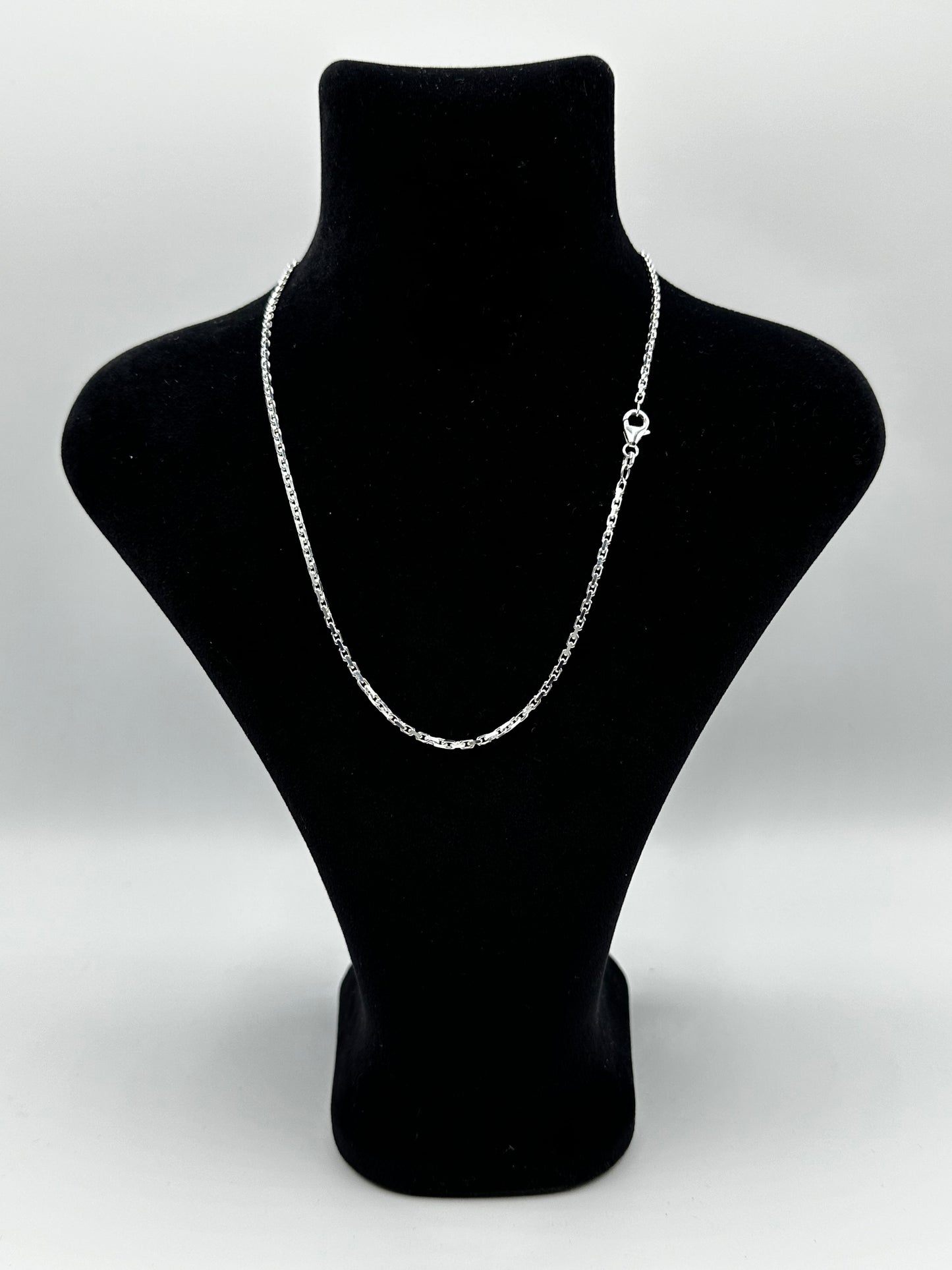 Ankerkette 2mm 925 Silber, Hochglanzpoliert