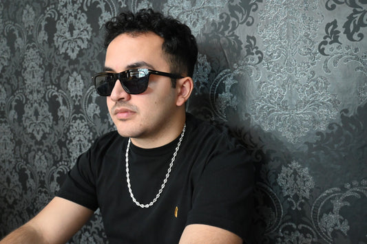 Bohnenkette 8mm - 925 Silber, Hochglanzpoliert