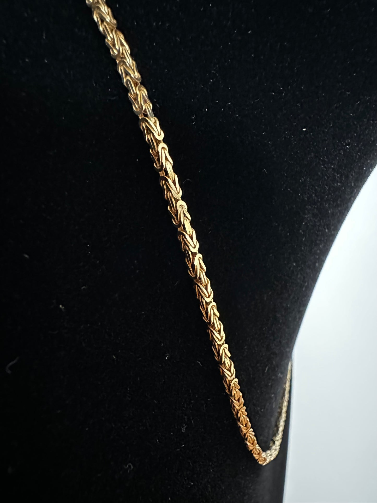 Königskette 2mm -  585er Gelbgold - 40cm - (14 Karat)