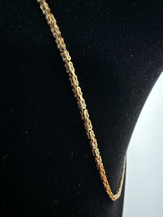 Königskette 2mm -  585er Gelbgold - 40cm - (14 Karat)